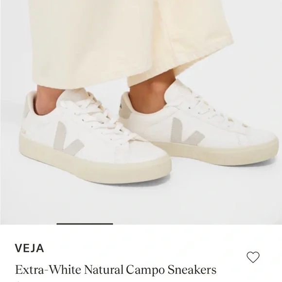 VEJA
Extra-White Natural Campo Sneakers - Picture 2 of 7